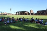 PEQUEÑOS TURISTAS CELEBRAN DIA MUNDIAL DEL TURISMO EN LOS PUEBLOS JESUÍTICOS GUARANÍES